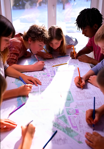 Uppsala Lámina - Färgläggningskarta