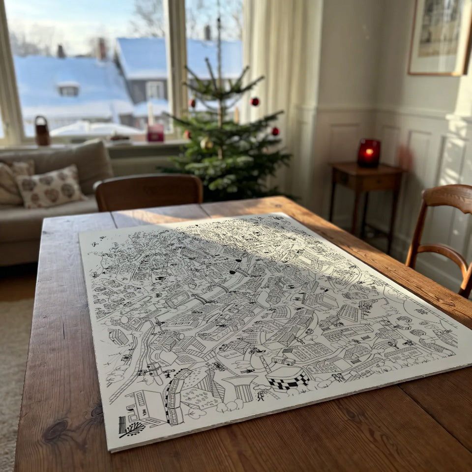 Uppsala Lámina - Färgläggningskarta