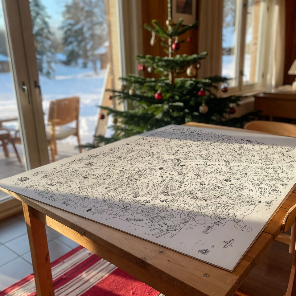 Uppsala Lámina - Färgläggningskarta