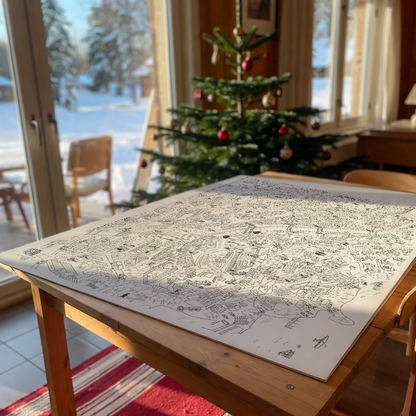 Uppsala Lámina - Färgläggningskarta